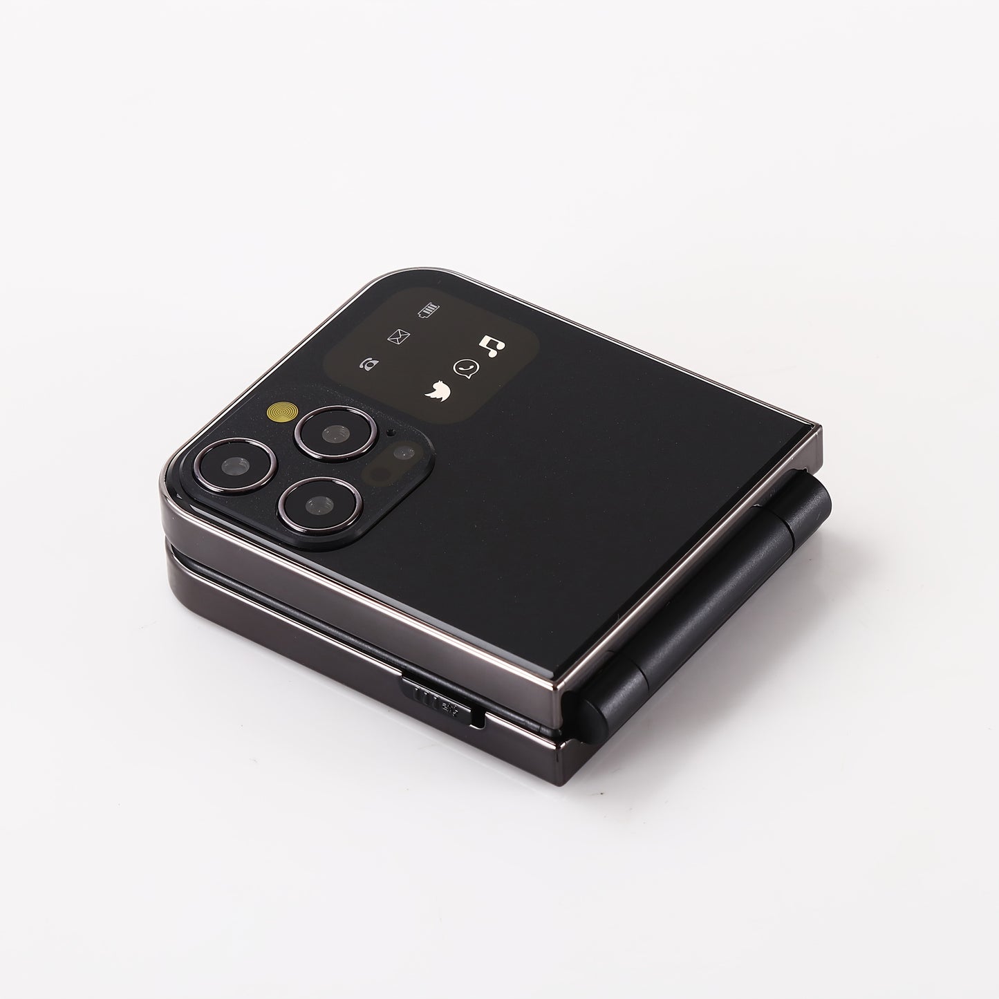 Innovative Mini Pocket Phone | Lightweight, Dual-Sim, Long Standby Time, 2G Network, Multi-Language Support, Foldable Design, Basic Communication Features, Android Os, Battery, Usb Type-C Charging