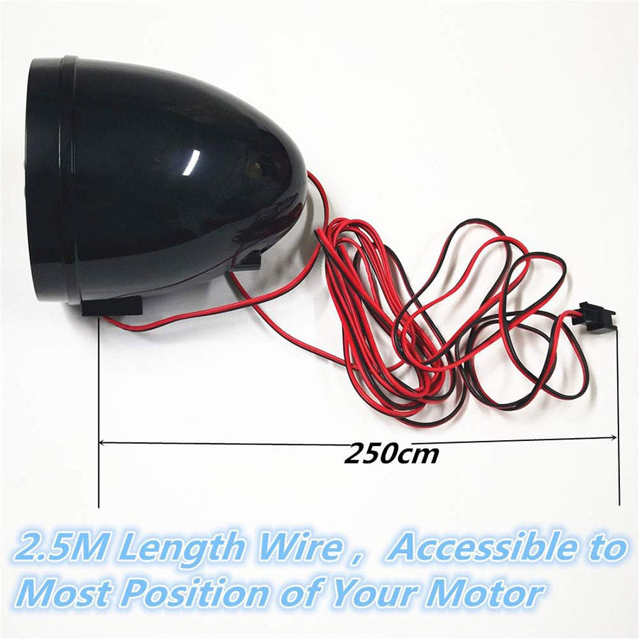 Motorcycle Audio System, 4-Channel High-Power Motorcycle Speaker Set with Anti-Theft Alarm Function, MP3 Stereo Music Player, Audio Amplifier System, Suitable for All-Terrain Vehicles (ATV/UTV)