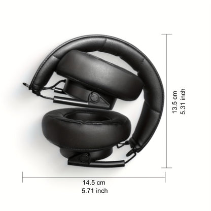 [Colusi M21 Gaming Headset] Colusi M21 Wired Gaming Headset | Soft Memory Foam Cushion, 3.5mm Audio Jack, Foldable Design for PC, PS4, PS5 - Golden, Portable