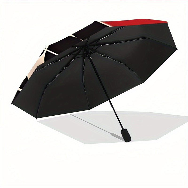 1pc Automatic Open/Close Umbrella with Auto - Red/Black/Beige/, Portable Folding Umbrella with, Windproof, for Travel, Formal & Casual Events - Ideal Gift for Women/Men - Durable Automatic Umbrella, Travel Essential, Abstract