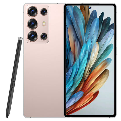 The 2026 S26 Ultra Smartphone Has a Screen Size of 6.8 Inches and Features Facial Recognition Technology. It Comes with 4GB of RAM and 64GB of Storage. It Also Includes Headphones, a Protective Case, and a Screen Protector. I