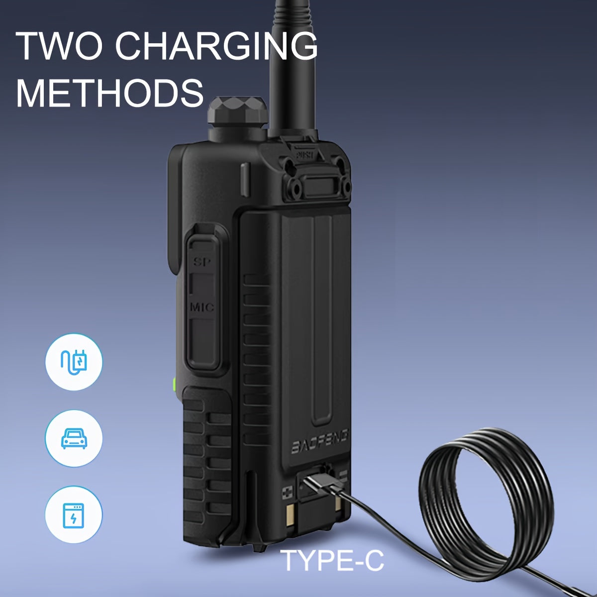 Baofeng UV-5RM Long Range Walkie Talkie, 10W High Power, Dual Band (UHF/VHF), 6-Band FM Radio, Rechargeable Battery, Clear Communication Up To 10 Miles, Compact & Durable Design Portable Radio, Sturdy Build, Intercom System,