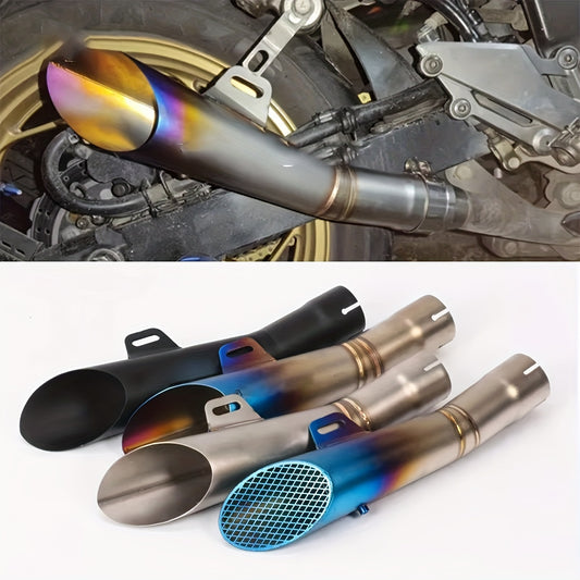 Universal Motorcycle Exhaust Pipe For 1pc51MM Interface, Suitable For Most Motorcycles For Installation And Use.