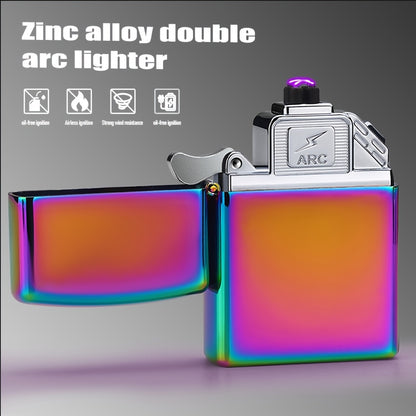 Silent USB Rechargeable Lighter - Portable Flame Blower, Suitable for Outdoor Barbecues, Camping, Home Use - Metal and Plastic, Compatible with Electric, Gas, Induction Stoves, Ideal Christmas and Halloween Gift