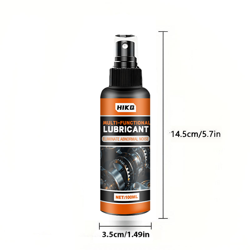 3.38oz Professional Lubricating Spray - Efficient Lubrication, Reduces Friction, Lowers Noise, Wear-Resistant & Corrosion-Resistant - and Practical Spray,  Portable Design, Easy Application, Durable Lubricant, Highperformance