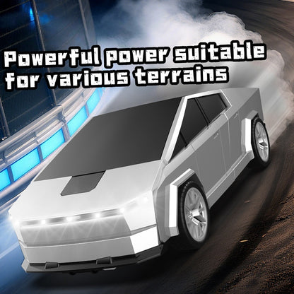 2.4Ghz Remote Control Car Off-road Vehicle, One-click Transformed Robot, Gray Toy Car, with Cool LED Headlights, 360 Degree Rotation Drift, Christmas Birthday Gift for Boys And Girls, Drift Toy, Actionpacked Toy, Rugged Offro