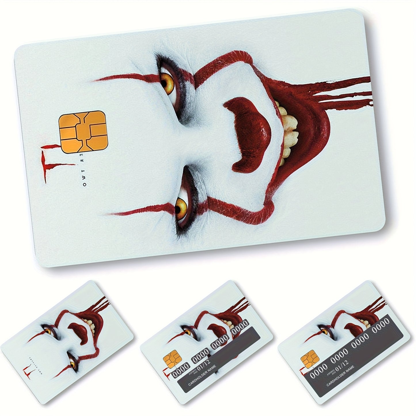 3pcs, 1pc spare Credit Card Decorative Sticker Set, Thick Frosted PVC, Self-Adhesive Removable Card Skins with Chip Window, Simple Style Non-braided Covers for Credit, Bank, and Transit Cards