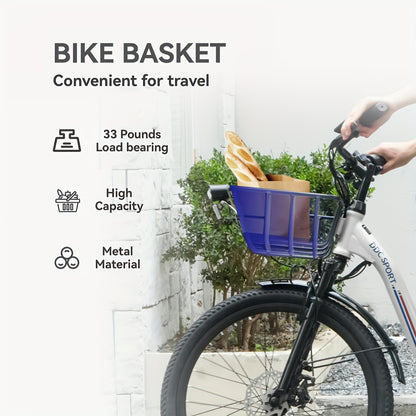 24-inch Wheels, 20-26MPH Commuter, LCD Display, 7 Speed Shift Adult Electric Bicycle, 350-500w Powerful Motor, 36V 10.4A Lithium Battery, Aluminum Alloy Body, Front Fork Shock Absorber, Headlights, Night Driving Protection, B