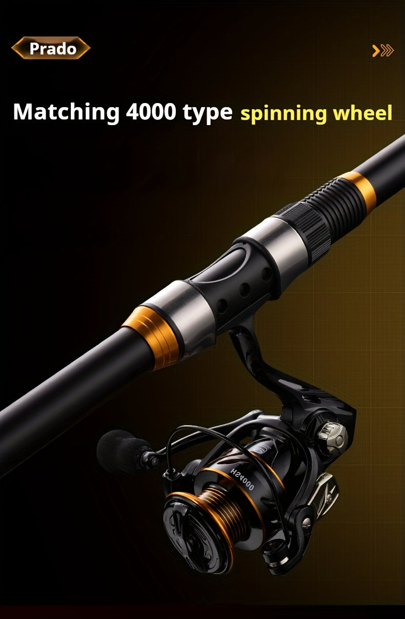 [Sea Fishing Rod Set] Long Throw Sea Fishing Rod Set (2.1m, 2.4m, 2.7m, 3.0m, 3.6m) | Smooth Guide Ring | Seaside Fishing Pole | Fishing Wheel Set Combination | Leisure Fishing