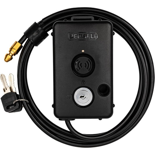 Decibel 6ft Anti Theft Cable Lock with 100dB Loud Alarm Security Lock for Outdoor Gear Power Tools Kayaks Generators