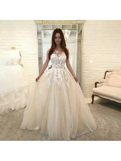 2026 New Wedding Dress | Sexy Lace, Three-Color, Midi Length, Lantern Sleeve, Crew Neck, Elegant Style