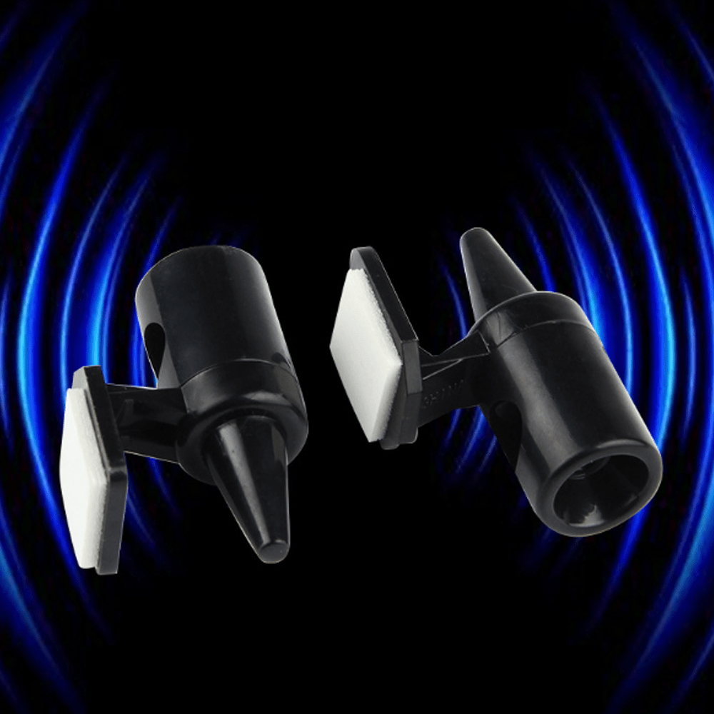 8pcs Car Deer Whistles - Wind-Powered Animal Deterrent Whistles for Road Safety, Prevents Collisions with Animals, Easy to Install with Adhesive Backing