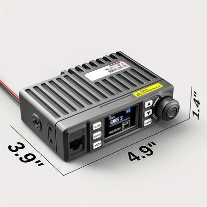 ABBREE 20W GMRS Mobile Radio for Car - Long Range Two Way Radio with Cigarette Lighter Plug, 500 Channels, VOX, Display Sync, UHF Frequency for Off-Road Overlanding 4x4 Vehicles, Vehicle Communication Device | Rugged Design |