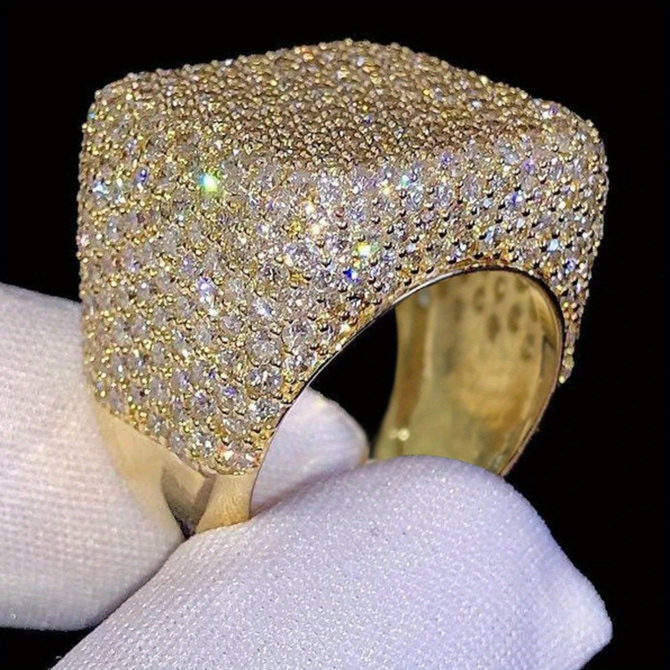 1pc Gorgeous Cubic Cubic zirconia Ring For Women For Wedding Engagement Party Jewelry Valentine'S Day GiftDesigner jewelry special offer jewelry for women High quality