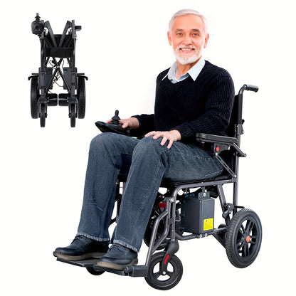 [Extended Range & Portable Folding]HOMYKING Electric Wheelchair For Adults & Seniors | 15-Mile Long Range + All-Terrain Capability | One-Button Compact Fold - The Ultimate Mobility Solution (Premium Black)