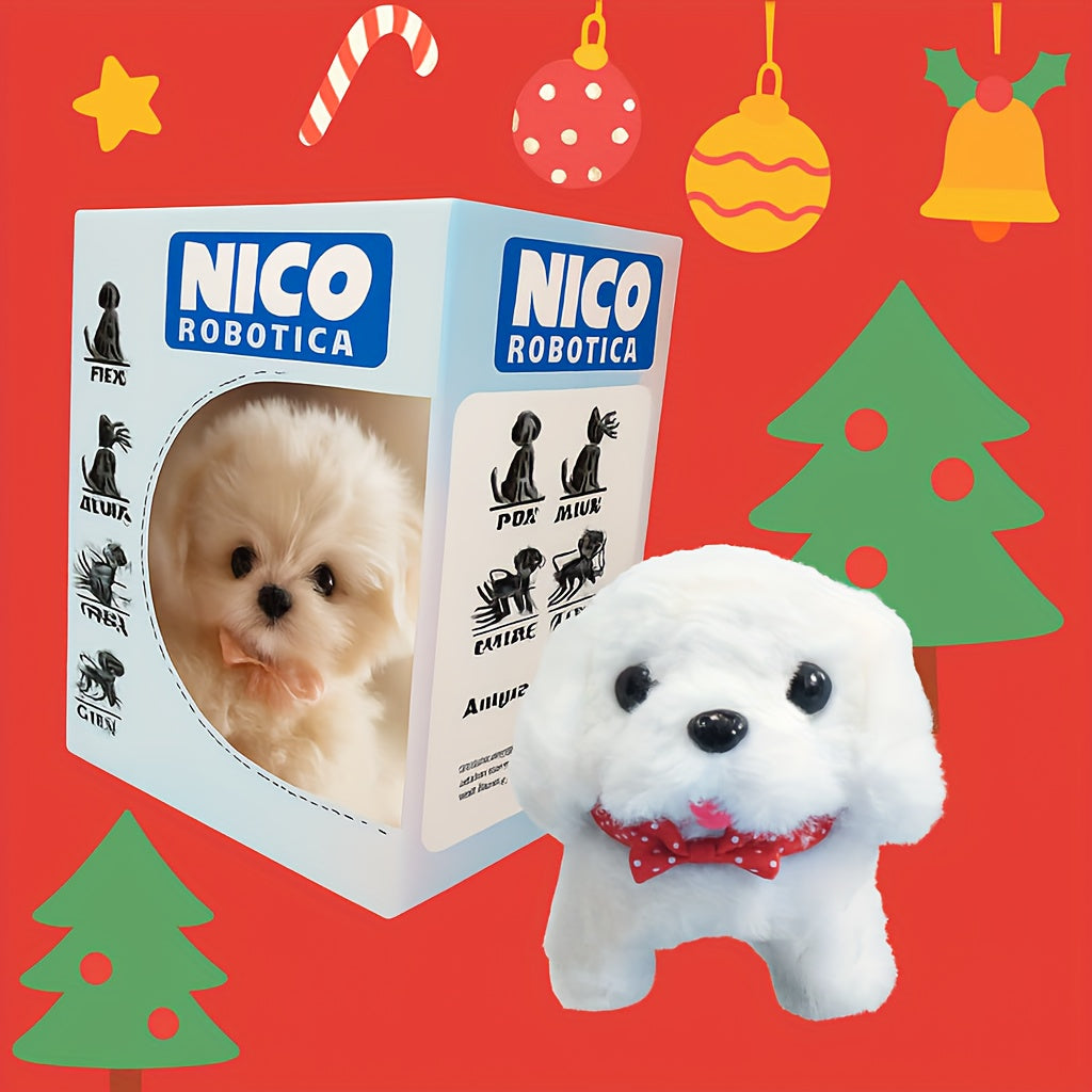 New Smart AI Robot Dog - My Intelligent Lifelike Robotic Pup Behaves Just Like A Real Dog. This Interactive Plush Robot Dog Is Perfect For Adults, Featuring Walking, Barking And Tail Wagging Functions. Ideal For Pet Enthusias