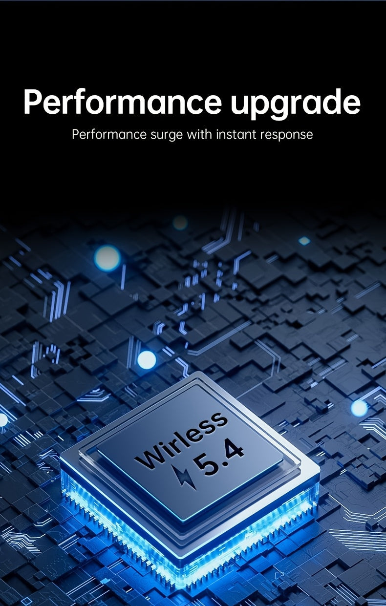 TWS Wireless Headphones, Noise Cancelling In-Ear Design, Lightweight Touch Control Long Battery Life HIFI Sound, Compatible with iOS/Android, Ideal Gift for Calls Sports & Running