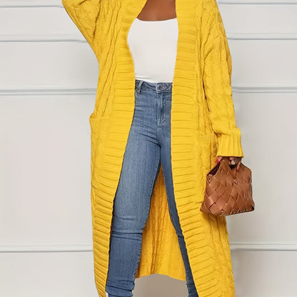 [Cardigan Sweater] Plus Size - Plus Size Cardigan Sweater A23A062
