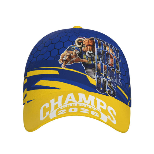 Los Angeles Mascot Baseball Cap for Men & Women - Game Day Hat,, Adjustable Unisex Cap Suitable for Fans, Mascot Pattern, Twill Fabric & Reinforced for, Outdoor, Travel