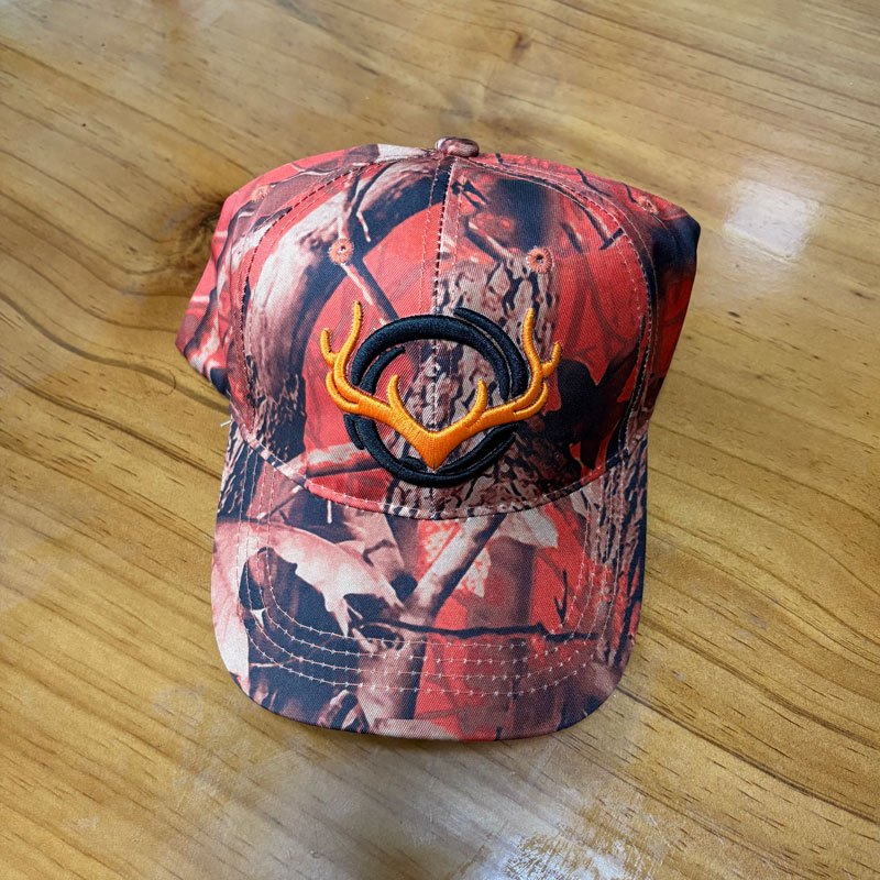 Unisex Deer Antler Embroidered Camouflage Baseball Cap | Outdoor Adjustable Curved Brim, Breathable, Fitted, Closure