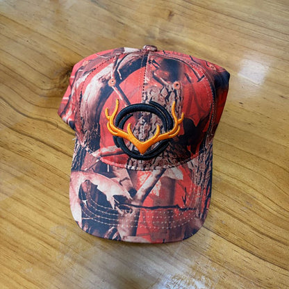 Unisex Deer Antler Embroidered Camouflage Baseball Cap | Outdoor Adjustable Curved Brim, Breathable, Fitted, Closure