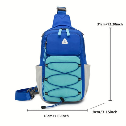 Unisex Fashion Anti-Theft Crossbody Bag - Lightweight Oxford Material, Secure Zip Closure, Adjustable Strap, Perfect for Travel & Everyday Use, Crossbody Ba