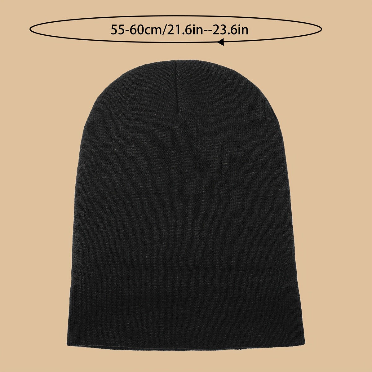 Men Women Loose Comfortable Solid Color Slouchie - 1pc "MADE IN 1972 AGED to PERFECTION" Print Beanie - Street Trendy Skull Cap for Autumn and Winter - Warm Elastic Brimless Hat - Outdoor Activities Cold Weather Suitable - Sk
