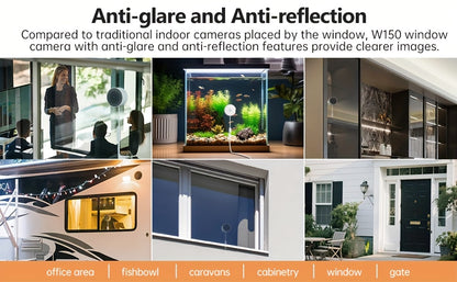 Ai Indoor Window Camera - Protect What Matters, 5G WIFI 2K Smart Home Security Camera With Blacklight Full-Color | U.S. Cloud | 911 Emergency Dispatch | Simple 5-Min Setup, 2-Way Audio, Easy Quick Install