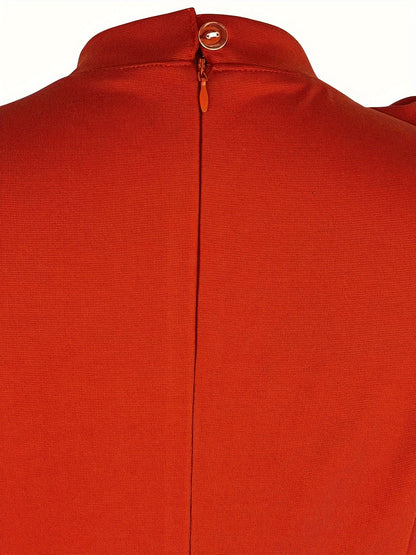 Fashionable And Elegant Solid Color Bodycon Dress for Women, Perfect for Attracting Wealth.