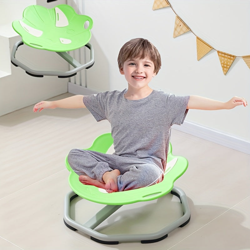Kids Sensory Spinning Chair for Autism Ages 3+, Sit And Spin Swivel Chair for Kids with ADHD, Sensory Chairs for Autistic Children, Sensory Toys for Motion Sickness, Balance Training, Sensory Stimulation, Smooth Spinning Mech