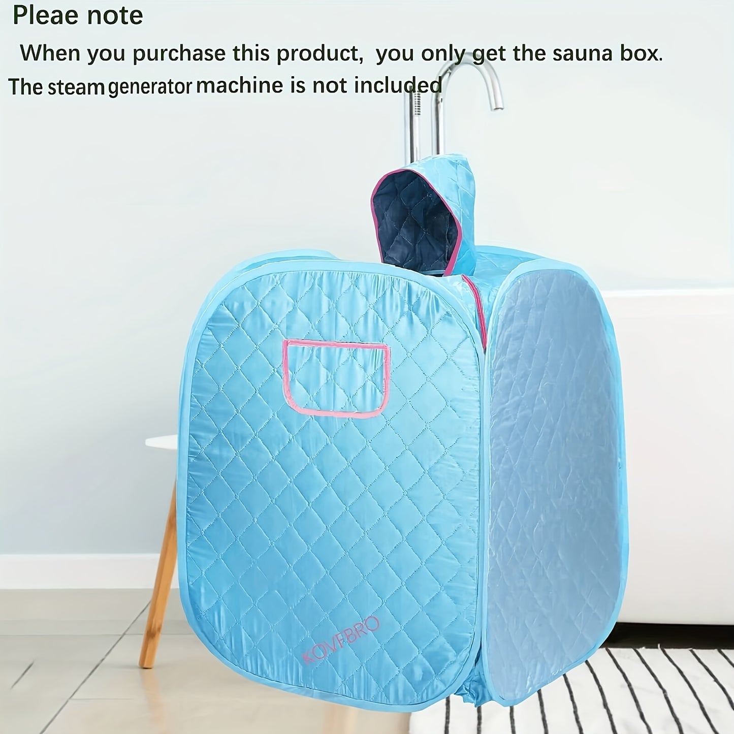 Portable Steam Sauna Tent- Pop-Up, Foldable Home Spa Room Sweat Tent, Indoor Wet Sauna Box