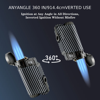 New Butane Spray Gun Lighter with Windproof Features, Direct Blue Flame, Visible Air Window, Adjustable Flame, And Circulating Inflation. It'S Multifunctional And Ideal for Outdoor Barbecues, Cooking, Welding, Lighting Candle