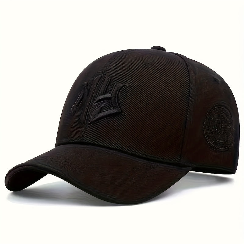 2pcs Embroidered Baseball Cap, Spring Autumn Sports Duckbill Cap, Couple's Baseball Cap, Men's And Women's Fashion Cover, Truck Driver Hat, Fisherman's Hat, Casual Headwear, Seasonal Fashion Accessory, Fashionable Fisherman C