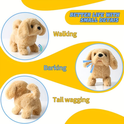 Two Lifelike Robot Puppies, Realistic Puppy Toys That Walk And Make Sounds, Super Cute And Soft Mini Robot Puppies, Perfect for Halloween And Christmas Gifts, Come In A Lovely Gift Box.