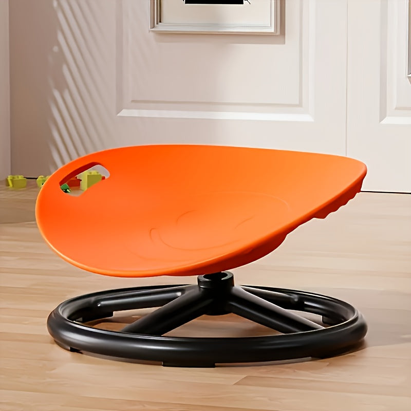 2 Sizes, 1 Durable Plastic Rotating Sensory Chair - Blue Oval Eggshell Design, Training and Rehabilitation Equipment, Suitable for Training Centers, Home Use, Balance and Focus Enhancement, Exercise Chair, Christmas Gift, Bir