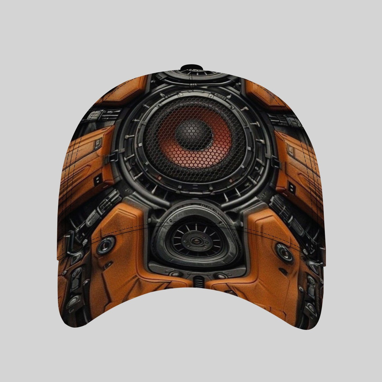 CUTEHSJ 's & 's Futuristic Tech-Inspired Baseball Cap with Speaker-Like Ear Protusions - Adjustable Buckle, UPF, Lightweight Hip-Hop Hat for Outdoor, Weddings, & Music Events - Modern Gadget Accessory