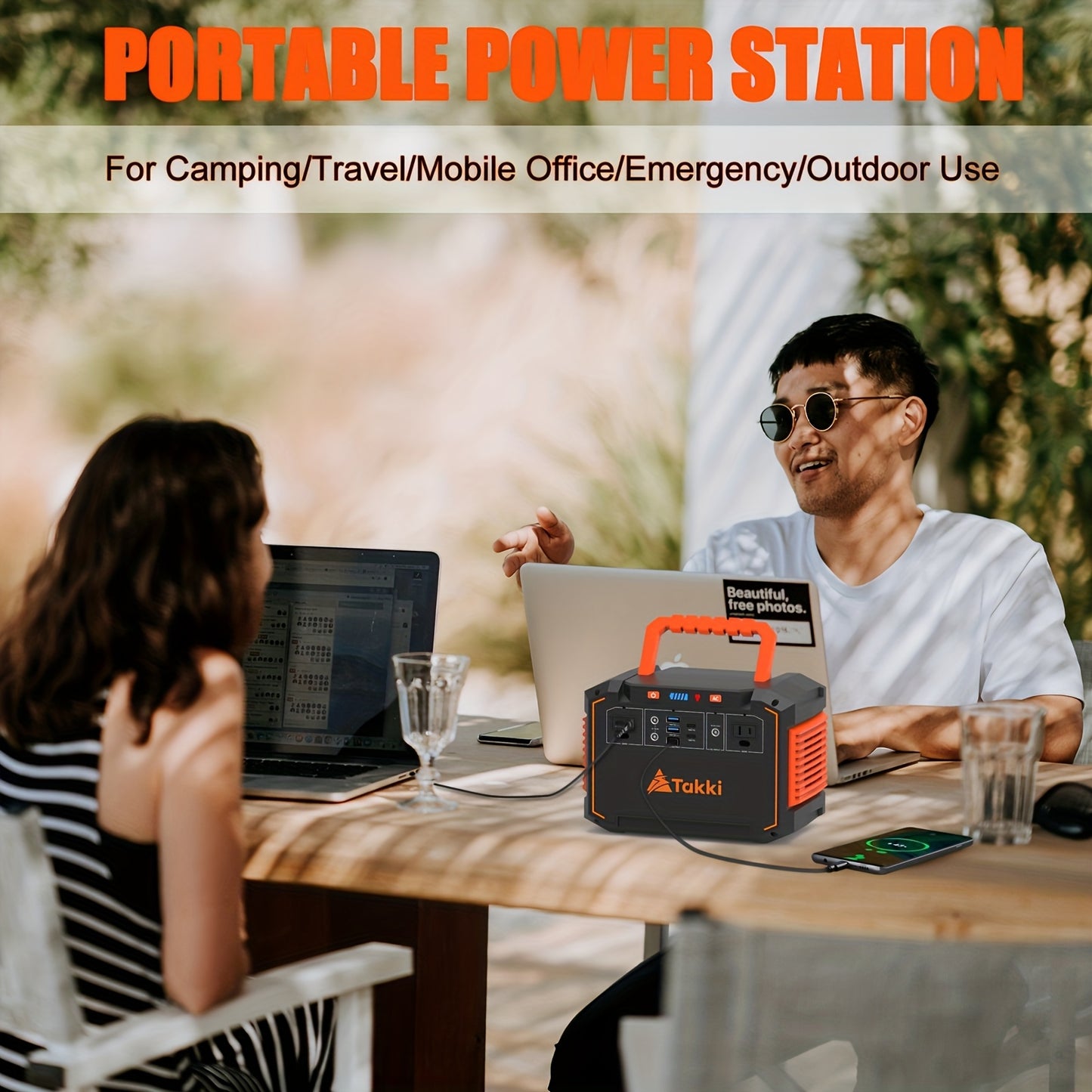 350W/150W Peak Solar Generator Portable Power Station with 60W/40W/30W/21W Solar Panels Included, 240Wh/111Wh/88.8Wh Solar Power Bank AC DC USB Ports for Camping Tents, Emergency Outdoor Home Use, CPAP, Fans, Laptops, Emergen