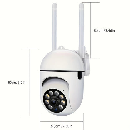 JOOAN 2pcs Wireless WiFi Security Camera System 1080P HD Indoor/Outdoor-like (No) /Pet/Camera Monitoring, PTZ (Pan/Tilt/Zoom), Two-Way Audio, Night Vision, Motion Detection, 2.4G Wi-Fi Smart Home Surveillance Cameras with