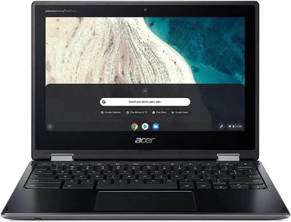 Refurbished Acer Chromebook R752T, 11.6" Touch Screen, 2 n 1, Intel Celeron, 4GB RAM, 32GB Storage, Chrome OS Laptop
