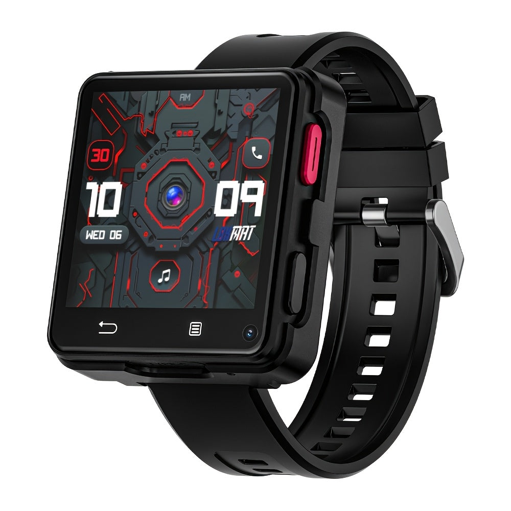 LOKMAT APPLLP 2 MAX Android Smart Watch Phone with 4G/5G, Dual SIM,, Dual Camera, Android 11 OS, Slot & Memory Card Compatible, Smartphone-Watch Hybrid for Calling, Tracking (Compatible with Android/ Apps)