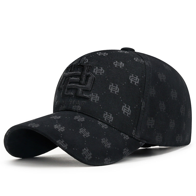 Luxury Baseball Cap - Adjustable Strap, Lightweight Sun Hat for Men & Women, Black/, All-Season Outdoor Sports, Formal & Everyday Use - Elegant Gift Idea, Baseball Accessories, Sleek Embroidery Design, Sunshade Accessory, Pre
