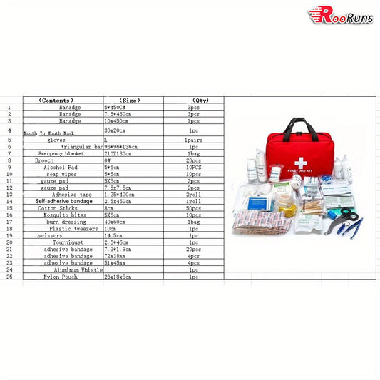 Multifunctional Various Types Of Portable Emergency Survival Kits, Medicine First Aid Kits Outdoor Camping Hiking Kits, Emergency Handbags, First Aid Kit for Camping, Camping Equipment And Accessories, Camping Gear, Camping F