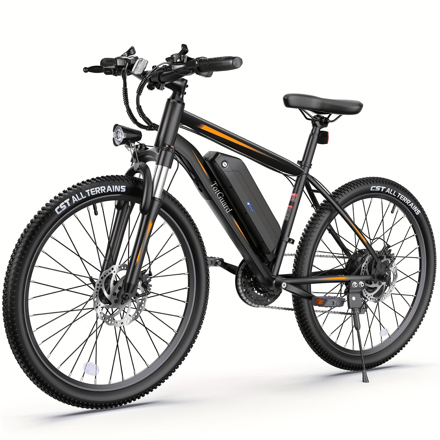 26" Men Electric Mountain Bike For Adults, Ebike With 36V 374Wh Removable Battery Electric Bicycle, 500W Peak Motor Electric Dirt Bike, 21-Speed Ebike, 19 MPH, Up To 50 Miles, Input 100-240V For Charger FY-4202000, Applicable