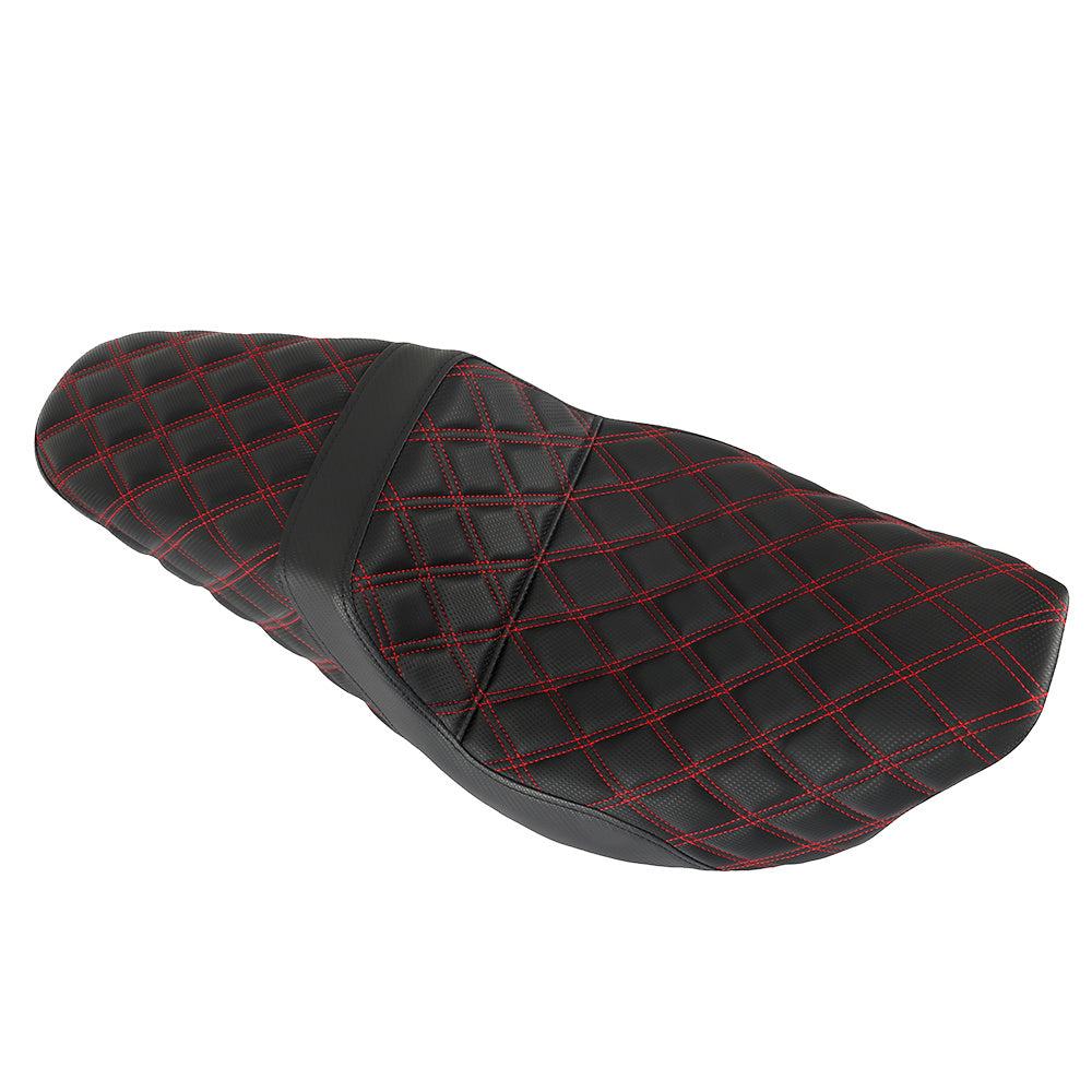 Red Lattice Replacement Seat with Carbon Fiber Gripper for Touring Models from 2008 to 2020