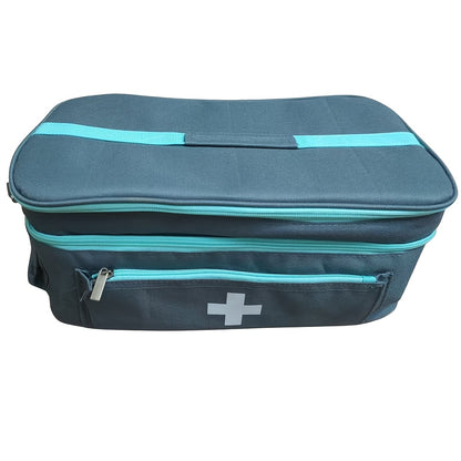 1pc Medical First Aid Kit, Multi-Pocket Medical Travel Bag, First Aid Supplies Storage Bag. Suitable for Storing Outdoor Sports Medical First Aid Supplies And Carrying First Aid Items When Traveling, Best for Christmas, Perfe