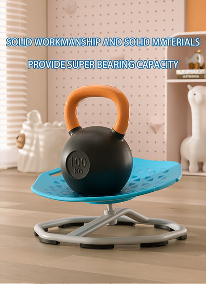 Autism Swivel Chair for Kids & - Heavy-Duty Sensory Spinning Chair with Non-Slip Base, Ergonomic Design & Sturdy Metal Frame - Manual Operation, Easy-Clean Surface for Boys & Girls - Ideal for Sensory Processing Disorder, Mot