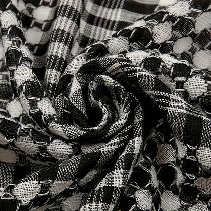 [Two piece set ]Arabic square scarf hanging on all sides with contrasting colors, Arab headscarf jacquard scarf, formal casual robe, clothing headscarf set, perfect gift for men during Ramadan, a choice for holiday gifts