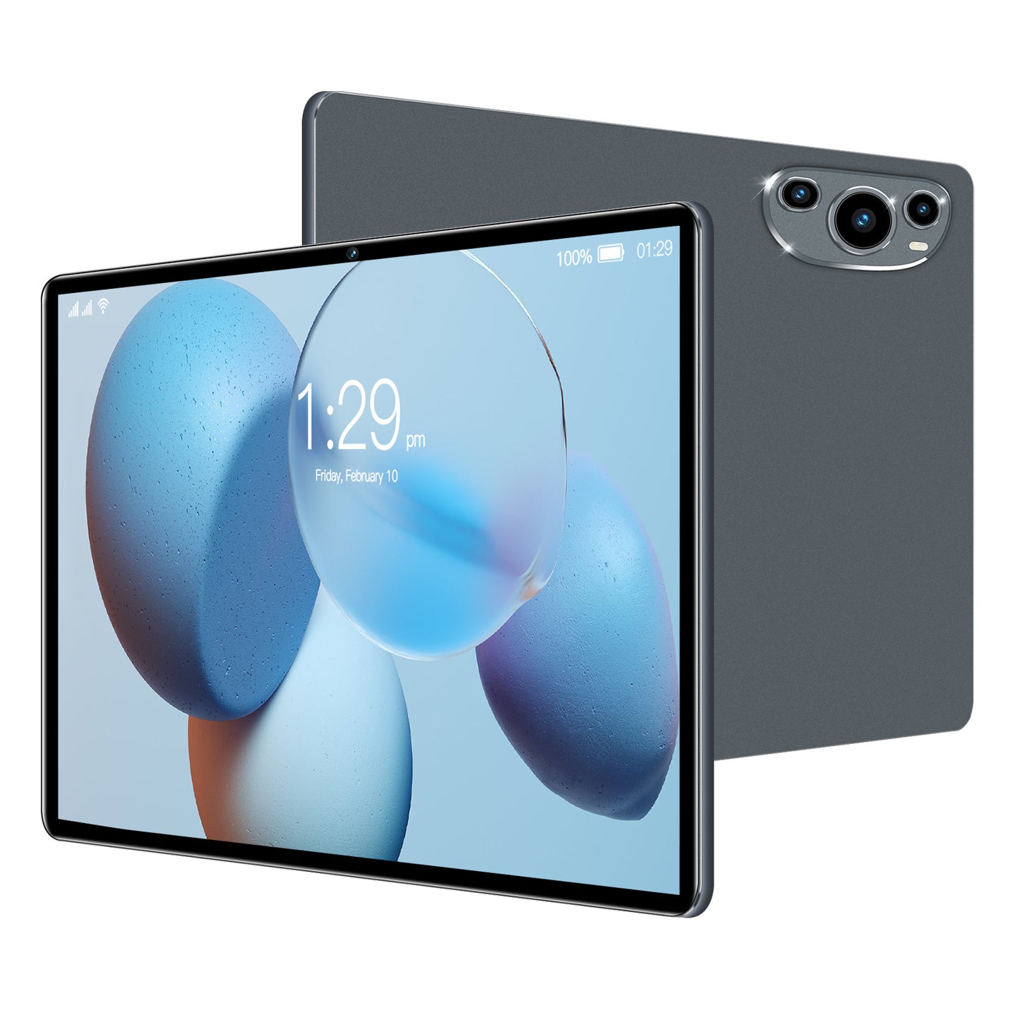 10.1 inch Video Call Tablet - Android 14, Ten Core CPU, 16GB RAM + 512GB ROM, High Definition IPS Display - For Family & Friends - Perfect Holiday Gift