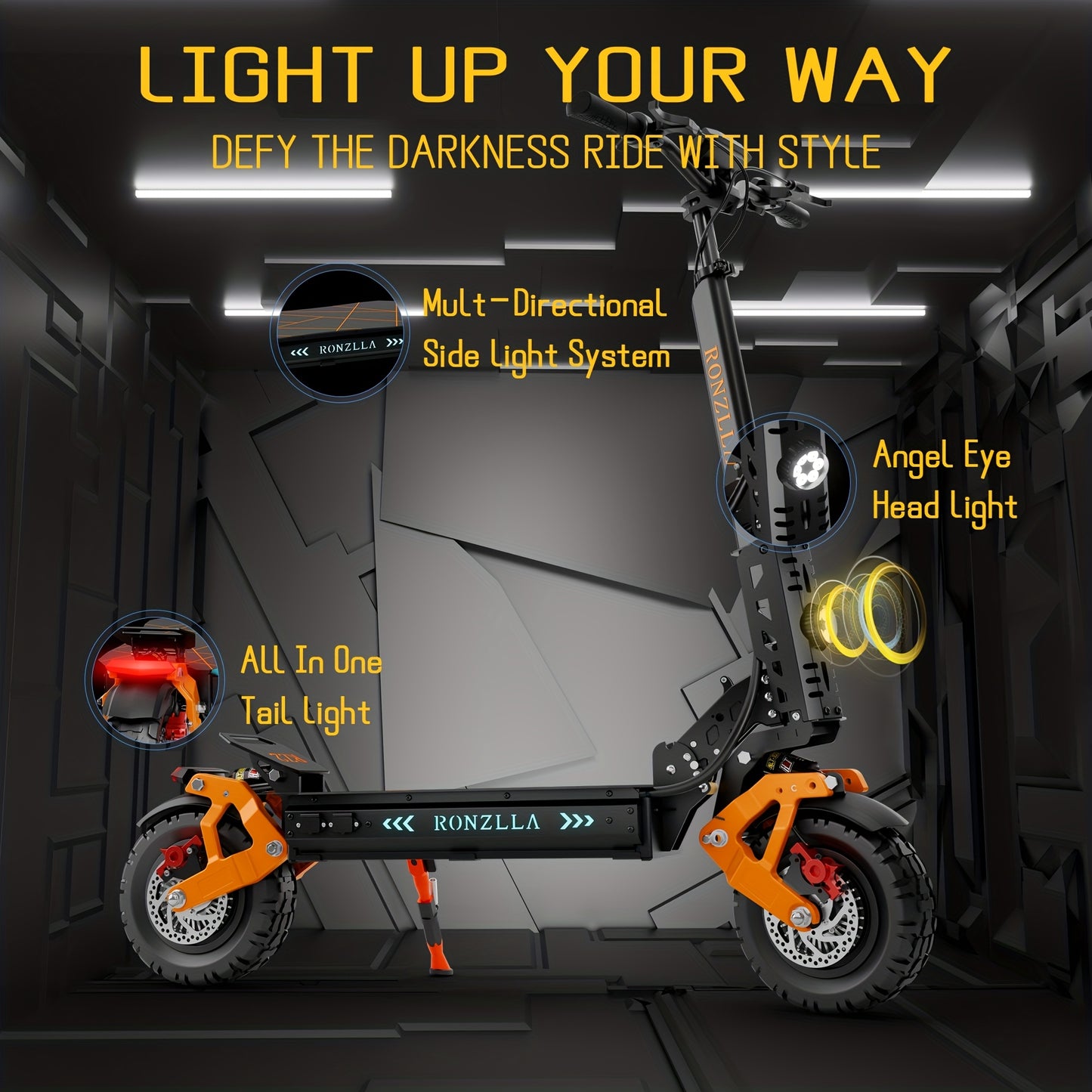 Fast Electric Scooter 60V 28.8A, 749W Dual Motor System for Unbeatable Speed, 60 Miles Long Range, Off Road All Terrain 11 Inch Tires, Full Suspensions & Seat, A True Hyper Scooter And One Of The Fastest Heavy Duty E-scooter