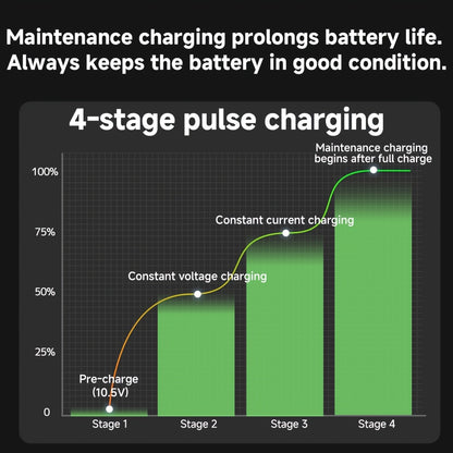 Battery Charger 30A, 12V/24V Lead Acid Smart Battery Charger, 12V LiFePO4 Car Battery Trickle Charger, Automatic Battery Maintainer for Car Motorcycle Lawn Mower Marine Boat Lead Acid Batteries
